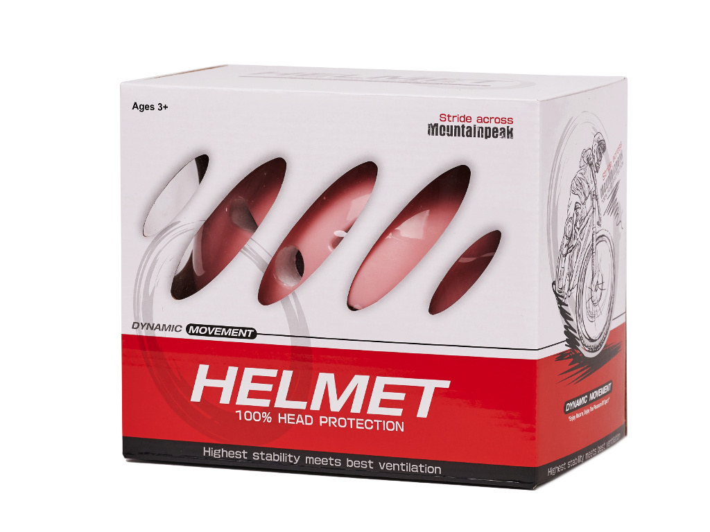 KX5613 Kask ochraniacze na rolki deskorolkę regulacja czerwony